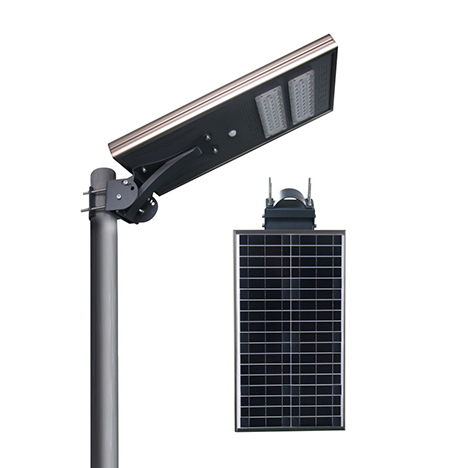 IS series smart MPPT CE Waterproof 40W adjustable Motion Sensor Remote Control Integrated lithium battery Solar led Street Light,all in one Solar Street Light,LiFePO4 solar lamp,Solar Garden Light,led urban lights,led road luminaires,led street lamp,five years warranty