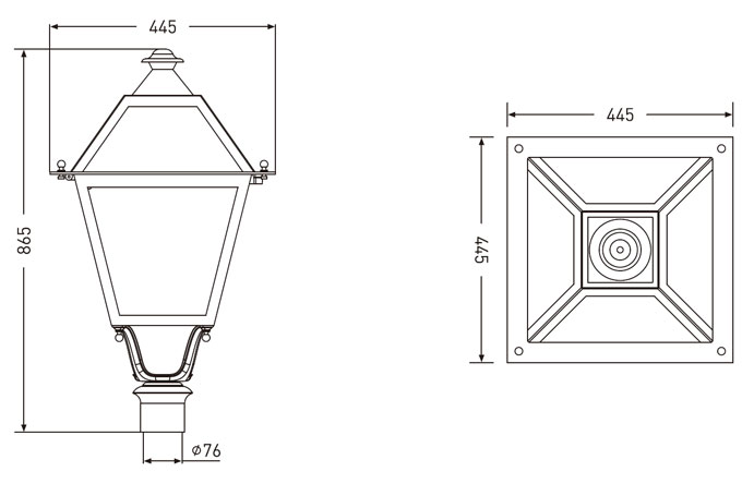 G25 series CE CB ENEC IP66 IK08 90W 120LM/W adjustable dia-cast aluminum photocell dimmable solar led garden light,led decorative luminaires,led pendant lamp,led parking lights,eight years warranty,tool-free maintenance,class II.