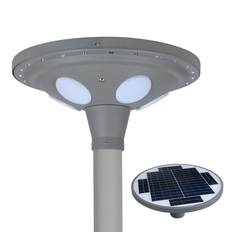 UFO series smart MPPT CE Waterproof 30W adjustable Motion Sensor Remote Control Integrated lithium battery Solar led Street Light,all in one Solar Street Light,LiFePO4 solar lamp,Solar Garden Light,led urban lights,led road luminaires,led street lamp,five years warranty
